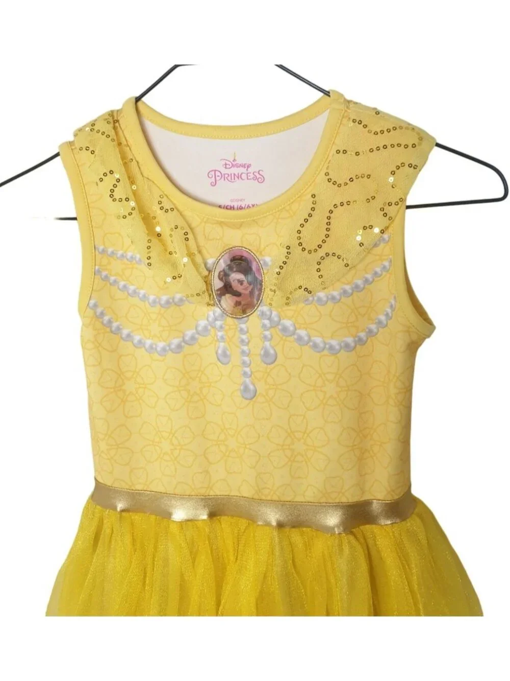 Disney Belle Girls S Costume Beauty and the Beast Halloween Tutu Dress Princess